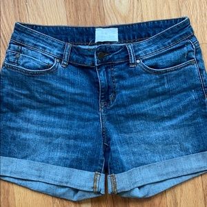 Caslon Rolled Denim Boyfriend Shorts